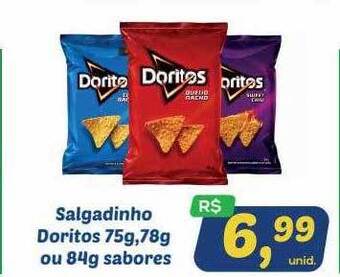 Semar Supermercado Salgadinho doritos ou sabores oferta