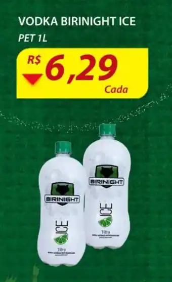Assaí Atacadista Vodka Birinight Ice pet 1L oferta