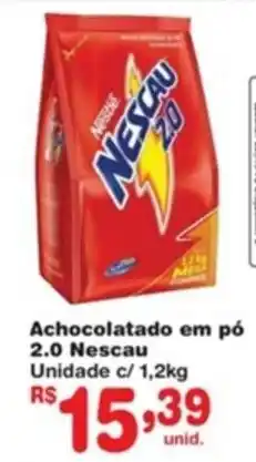 Supermercado Precito Achocolatado em po 2.0 Nescau 1.2k oferta