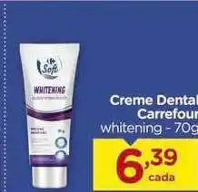 Carrefour Creme Dental Carrefour Whitening 70g oferta