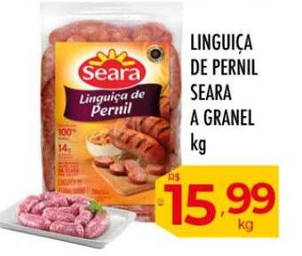 Supermercados Avenida Linguiça de pernil seara a granel kg oferta