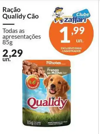 Ração Qualidy Cão 85g