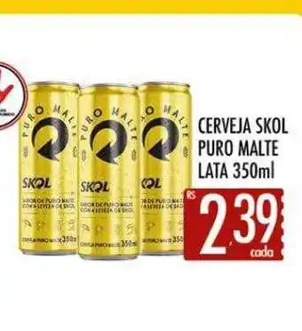 Cerveja skol puro malte