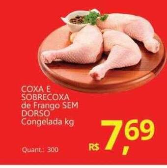 Supermercados Koch Coxa e sobrecoxa de frango sem dorso congelada oferta