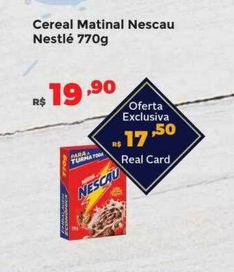 Villarreal Supermercados Cereal matinal nescau nestlé oferta