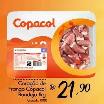 Giassi Supermercados Coração De Frango Copacol Bandeja 1kg oferta