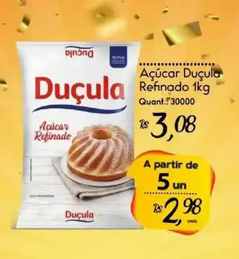 Açúcar Duçula Refinado 1kg