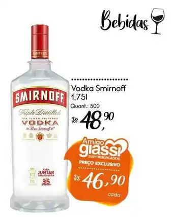 Giassi Supermercados Vodka Smirnoff 1.75L oferta