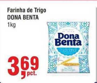 Higa Atacado Farinha De Trigo Dona Benta 1kg oferta
