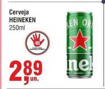 Higa Atacado Cerveja Heineken 250ml oferta
