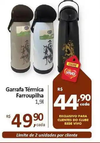 Garrafa Térmica Farroupilha 1.9L