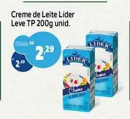 GoodBom Creme De Leite Líder 200g unid. oferta