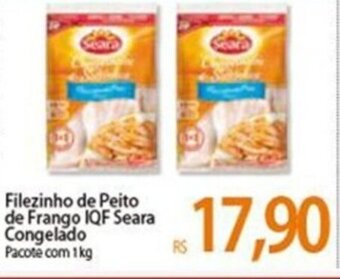 Filezinho de Peito de frango IQF Seara cong. 1kg
