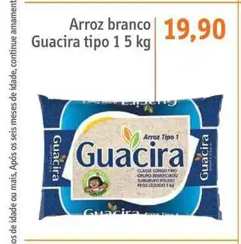 Sonda Arroz Branco Guacira Tipo 1 5kg oferta