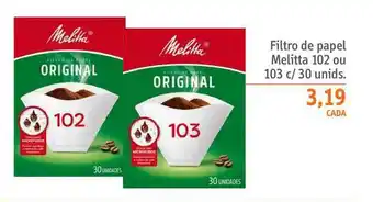 Sonda Filtro De Papel Melitta 102 Ou 103 oferta