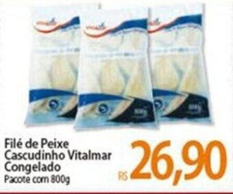 Atacadão File de Peixe Cascudinho Vitalmar Cong. 800g oferta