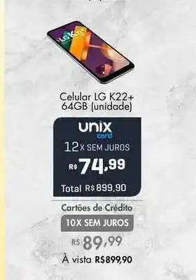 Celular Lg K22+ 64gb