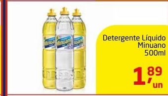 Tenda Atacado Detergente líquido minuano 500ml oferta