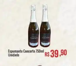 Mart Minas Espumante concerto 750ml unidade oferta