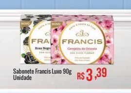 Mart Minas Sabonete francis luxo 90g unidade oferta