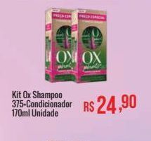 Kit ox shampoo 375+condicionador 170ml unidade