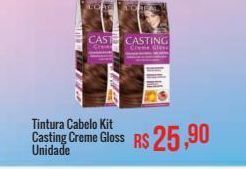 Mart Minas Tintura cabelo kit casting creme gloss unidade oferta