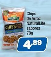 Costazul Supermercados Chips de arroz naturallife 70g oferta