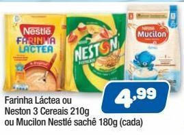 Costazul Supermercados Farinha láctea ou neston 3 cereais 210g oferta