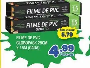 Costazul Supermercados Filme de pvc globopack 28cm x 15m oferta