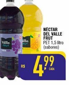 Mercantil Rodrigues Néctar del valle frut pet 1,5 litro (sabores) oferta