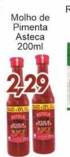 Alvorada Supermercados Molho de pimenta asteca oferta