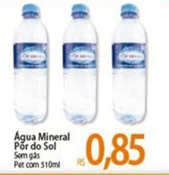 Atacadão Agua Mineral Por do Sol 510ml c/ gas oferta