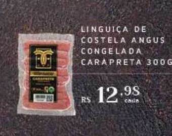 Empório Bahamas Linguiça de costela angus congelada carapreta oferta