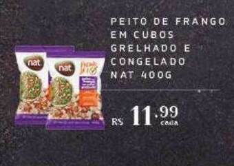 Empório Bahamas Peito de frango em cubos grelhado e congelado nat oferta