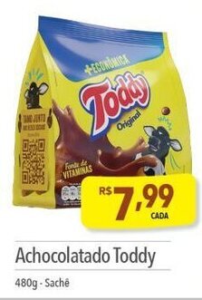 Supermercados Condor Achocolatado Toddy 480g oferta