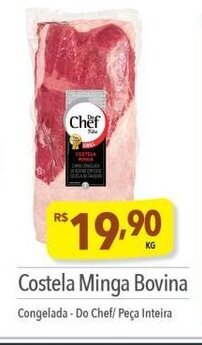 Supermercados Condor Costela Minga Bovina 1kg oferta