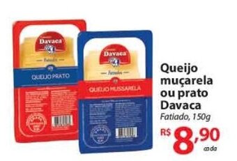 Super Bompreço Queijo mucarela ou prato Davaca 150g oferta
