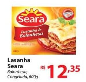 Super Bompreço Lasanha Seara 600g oferta