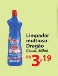 Limpador Multiuso Dragao 500ml