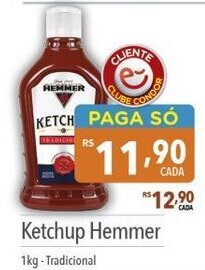 Supermercados Condor Ketchup Hemmer 1kg oferta