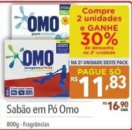 Supermercados Condor Sabao em po Omo 800g oferta