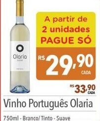 Supermercados Condor Vinho Portugues Olaria 750ml oferta