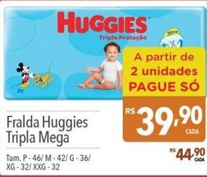 Supermercados Condor Fralda Huggies tripla Mega oferta