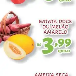 Bahamas Supermercados Batata doce ou melão amarelo oferta
