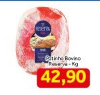 Shibata Supermercados Patinho Bovino Reserva 1kg oferta