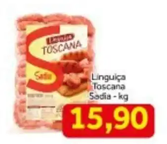 Shibata Supermercados Linguica Toscana Sadia 1kg oferta