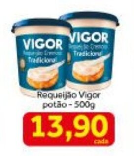 Shibata Supermercados Requeijao Vigor Potao 500g oferta