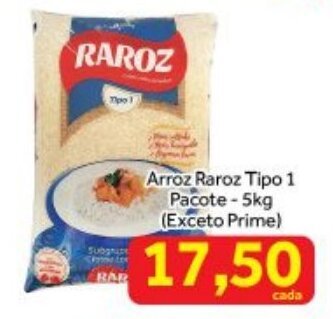 Shibata Supermercados Arroz Raroz tipo 1 pacote 5kg oferta