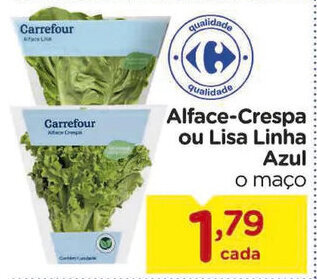 Alface Crespa ou Lisa Linha Azul