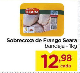 Carrefour Sobrecoxa de Frango Seara 1kg oferta